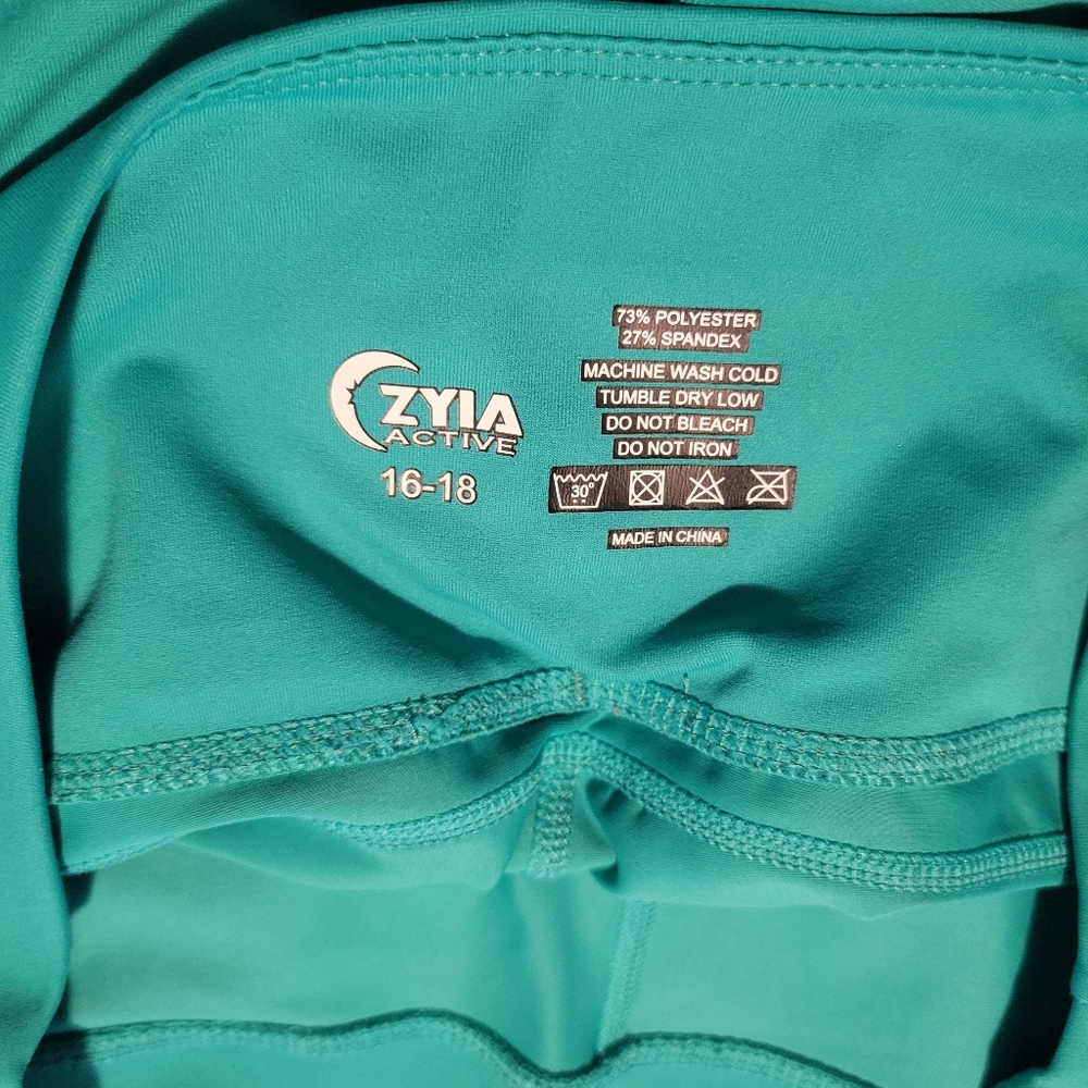 Teal zyia leggings